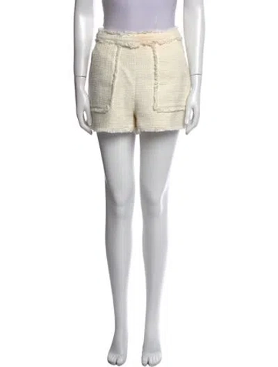 Pre-owned Cinq À Sept Mini Shorts In Neutral