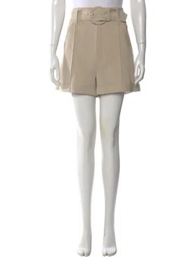 Pre-owned Cinq À Sept Mini Shorts In Neutral