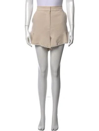 Pre-owned Cinq À Sept Mini Shorts In Neutral