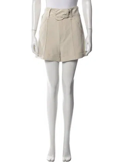 Pre-owned Cinq À Sept Mini Shorts In Neutral