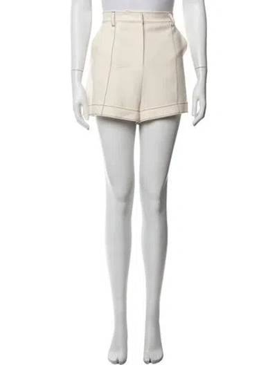 Pre-owned Cinq À Sept Mini Shorts In Neutrals