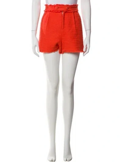 Pre-owned Cinq À Sept Mini Shorts In Orange
