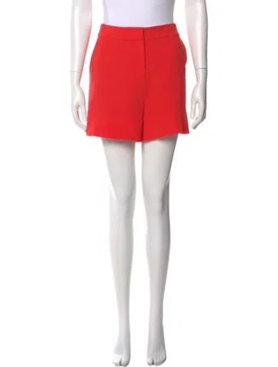 Pre-owned Cinq À Sept Mini Shorts In Orange