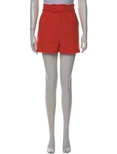 Pre-owned Cinq À Sept Mini Shorts In Orange