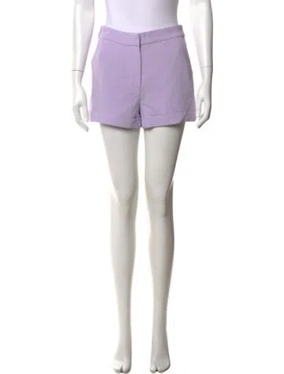 Pre-owned Cinq À Sept Mini Shorts In Purple