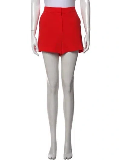 Pre-owned Cinq À Sept Mini Shorts In Red