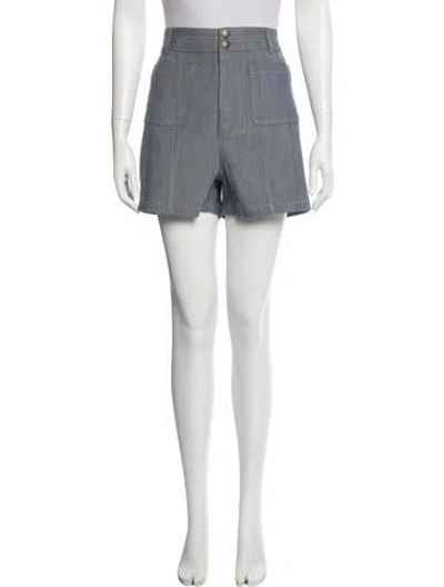 Pre-owned Cinq À Sept Mini Shorts W/ Tags In Blue