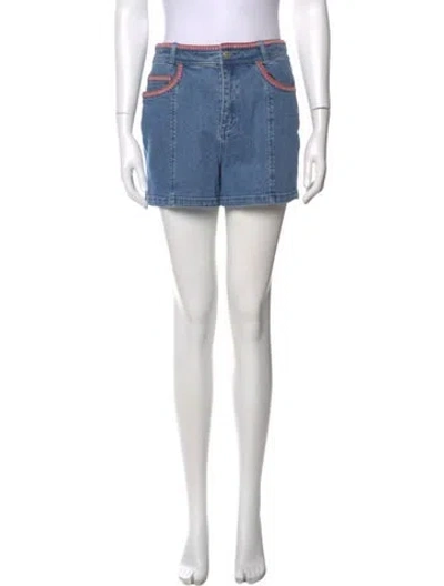 Pre-owned Cinq À Sept Mini Shorts W/ Tags In Blue