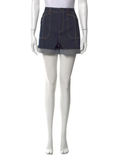 Pre-owned Cinq À Sept Mini Shorts W/ Tags In Blue