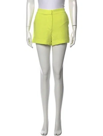 Pre-owned Cinq À Sept Mini Shorts W/ Tags In Yellow