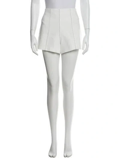 Pre-owned Cinq À Sept Mini Shorts In White