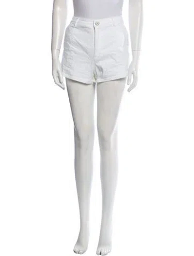Pre-owned Cinq À Sept Mini Shorts In White