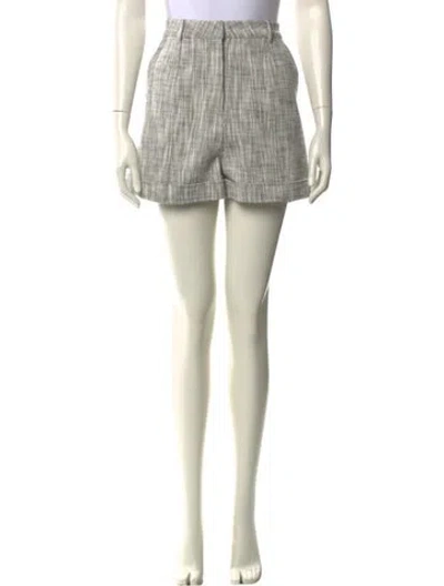 Pre-owned Cinq À Sept Mini Shorts In White