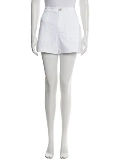 Pre-owned Cinq À Sept Mini Shorts In White