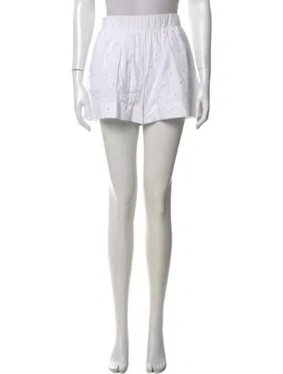 Pre-owned Cinq À Sept Mini Shorts In White