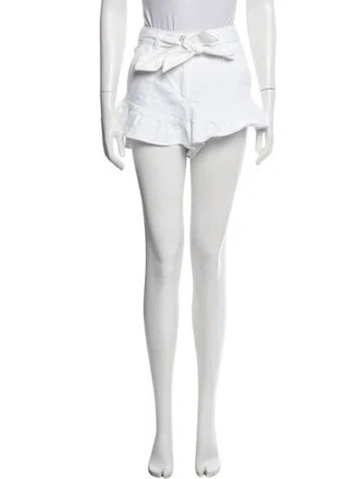 Pre-owned Cinq À Sept Mini Shorts In White