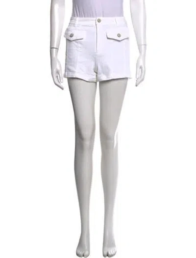 Pre-owned Cinq À Sept Mini Shorts In White