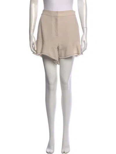 Pre-owned Cinq À Sept Mini Shorts In White