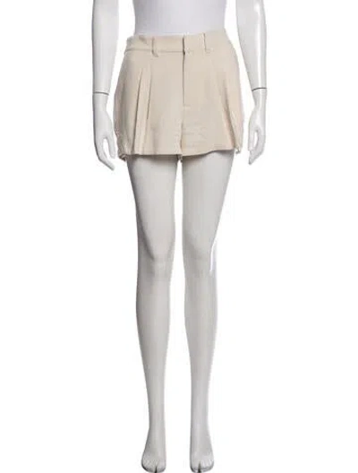 Pre-owned Cinq À Sept Mini Shorts In White