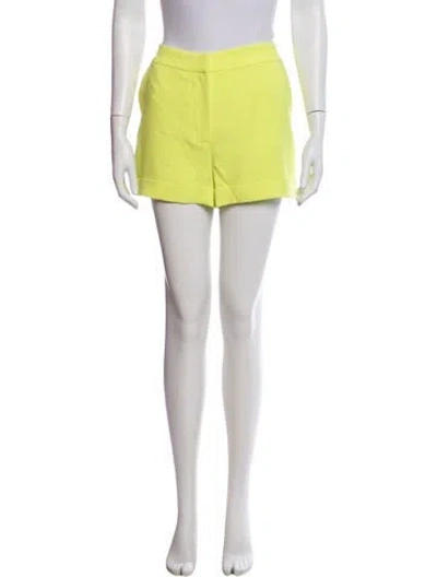 Pre-owned Cinq À Sept Mini Shorts In Yellow