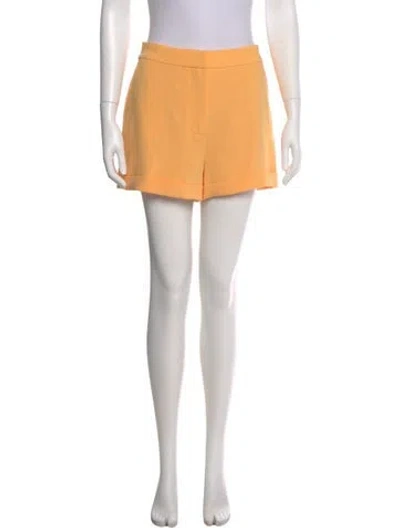 Pre-owned Cinq À Sept Mini Shorts In Yellow