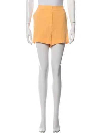 Pre-owned Cinq À Sept Mini Shorts In Yellow