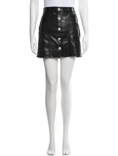 Pre-owned Cinq À Sept Mini Skirt In Black