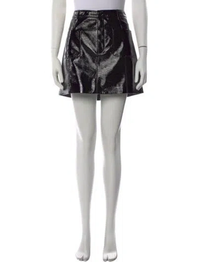 Pre-owned Cinq À Sept Mini Skirt In Blue