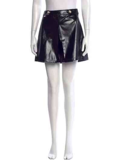 Pre-owned Cinq À Sept Mini Skirt In Blue