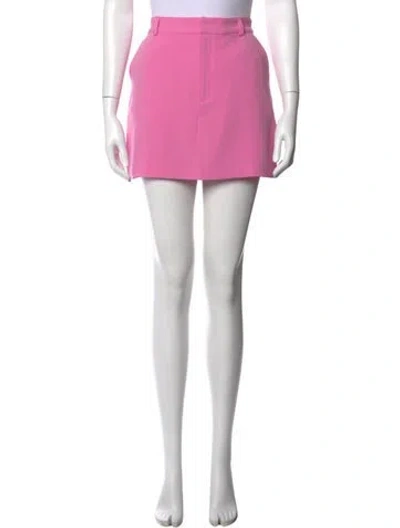 Pre-owned Cinq À Sept Mini Skirt In Pink