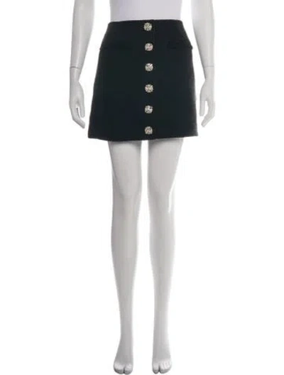 Pre-owned Cinq À Sept Mini Skirt In White