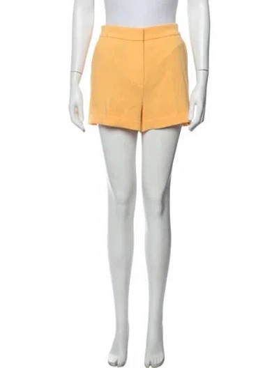 Pre-owned Cinq À Sept Mini Skirt In Yellow