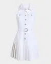 CINQ À SEPT MOXIE SLEEVELESS BELTED MINI DRESS