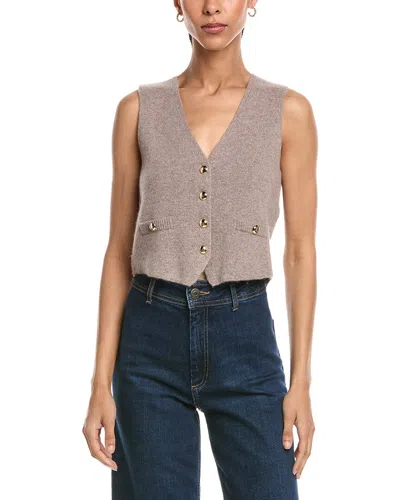 Cinq À Sept Mykah Cashmere Vest In Neutral