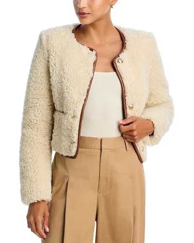 Cinq À Sept Cinq A Sept Naia Faux Shearling Jacket In Neutral