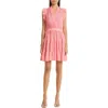 Cinq À Sept Cinq A Sept Nanci Floral Fit & Flare Dress In Pink Lemonade