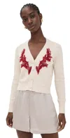Cinq À Sept Nikko Cardigan Gardenia In White
