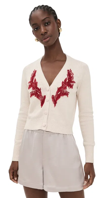 Cinq À Sept Nikko Cardigan Gardenia In White