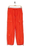 Cinq À Sept Nitsan Parachute Pants In Deep Tangelo