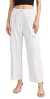 Cinq À Sept Nitsan Cropped Parachute Trousers In White