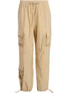 Cinq À Sept Nitsan Tie-cuff Cargo Pants In Neutrals