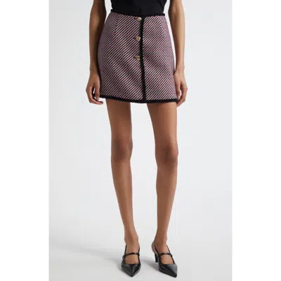 Cinq À Sept Noemie Odette Bouclé Miniskirt In Purple