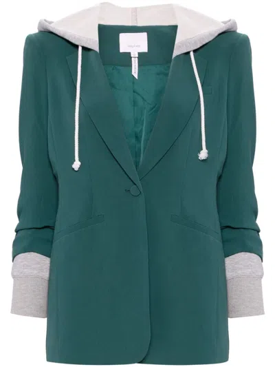 Cinq À Sept Notched Lapels Blazer In 绿色