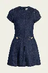 Cinq À Sept Nova Denim Dress In Indigo