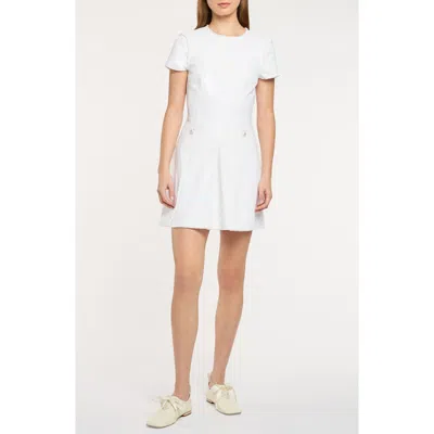 Cinq À Sept Nova Stretch Denim Minidress In White