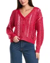 Cinq À Sept Nyla Cardigan In Pink