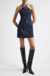 Cinq À Sept Odetta Mini Dress In Indigo In Indigo