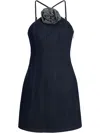Cinq À Sept Odetta Mini Dress In Indigo In Blue