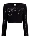 Cinq À Sept Cinq A Sept Olga Studded Jacket In Black