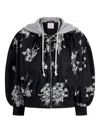Cinq À Sept Ollie Floral-embroidered Puff-sleeve Jacket In Multi
